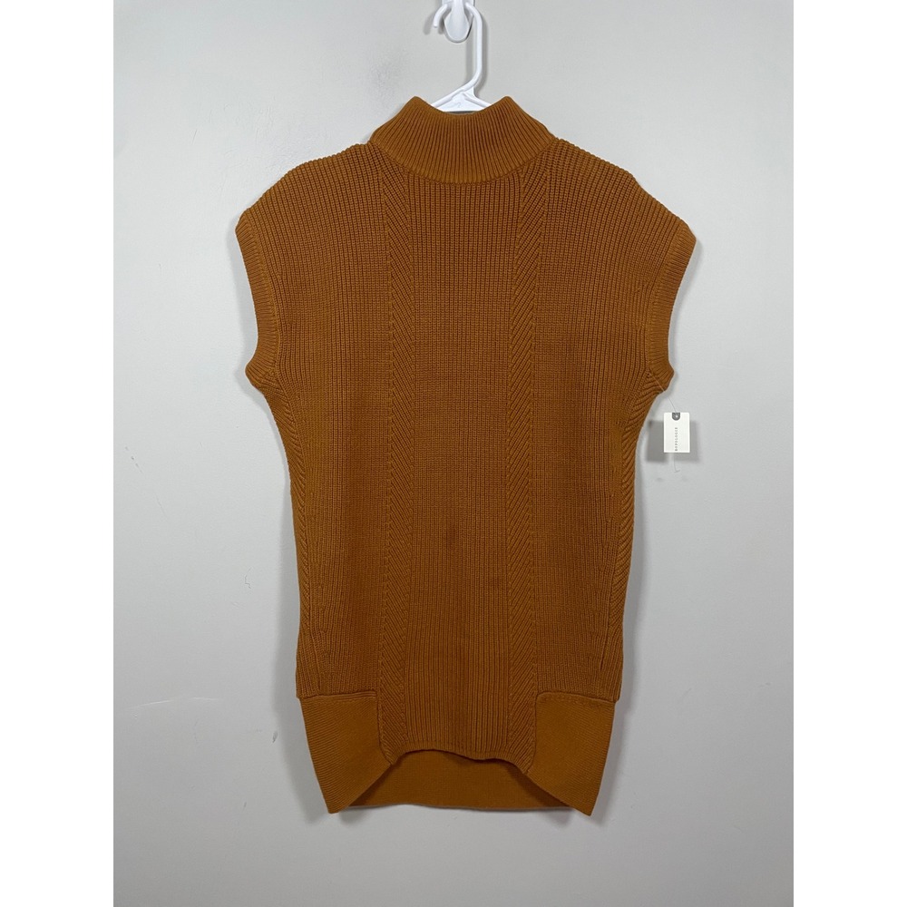 By Anthropologie Mock Neck Sleeveless Sweater Tunic Size XXS